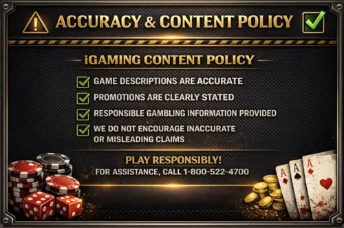 Accuracy and Content Policy