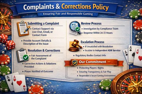 Complaints and Corrections Policy