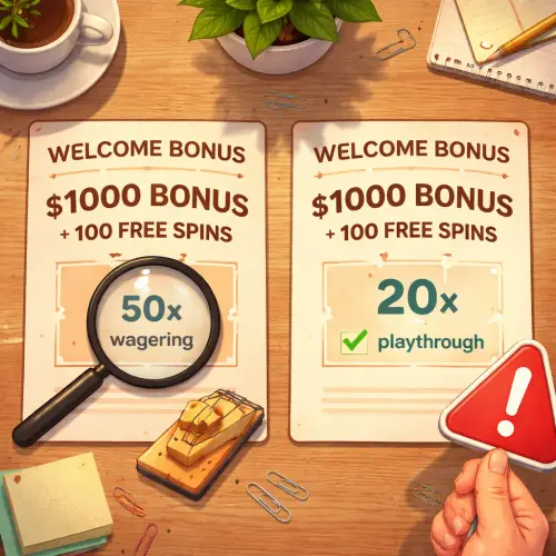 compare casino welcome bonuses