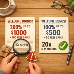 how to compare casino welcome bonuses